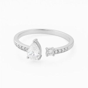 Anel regulavel cravejado