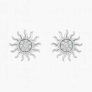 Brinco sol cravejado