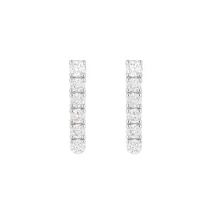 Brinco curva cravejada