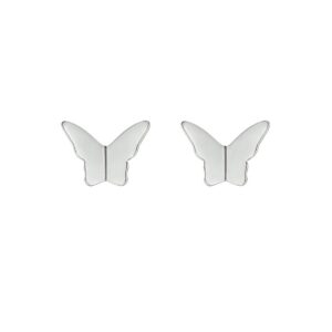 Brinco borboleta liso