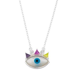 Colar olho grego cílios