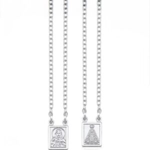 Escapulario sagrado coração e nossa senhora aparecida