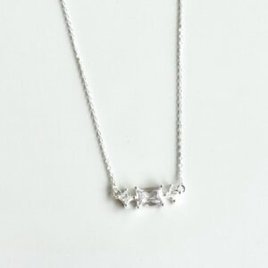 Colar quadrado cristal