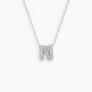 COLAR + PINGENTE LETRA N