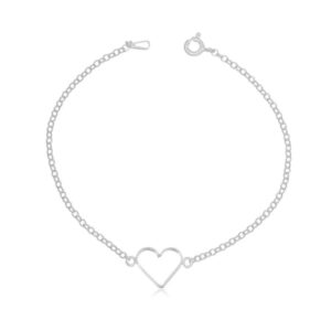 Pulseira aro coração