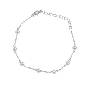 Pulseira pérolas ajustável