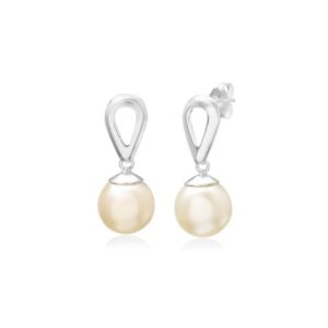 Brinco pingente de perola