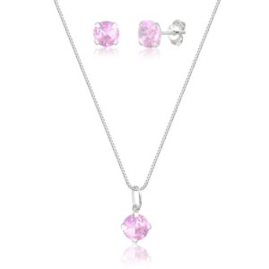 Conjunto ponto de luz rosa bebe