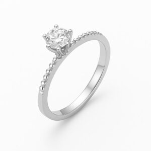 Anel solitário princess