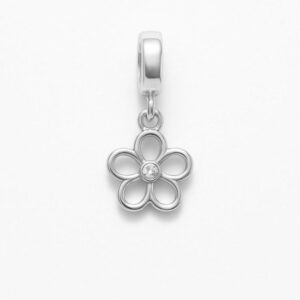 Berloque flor 5 petalas.