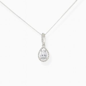 Pingente gota cristal