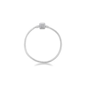 Pulseira life tambor cravejado 2.4mm maleável