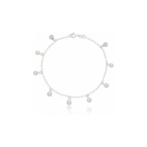 Pulseira joia prata 925 pontos de luz em zircônia